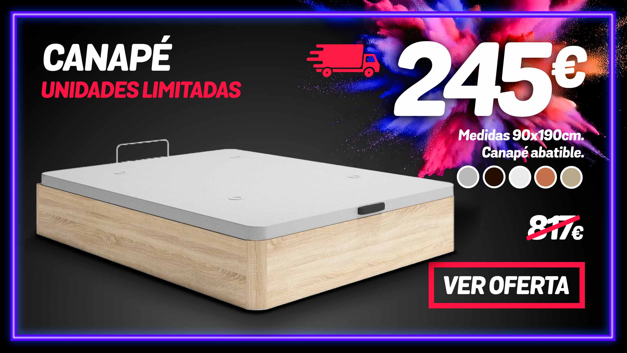 canap&eacute; en oferta online
